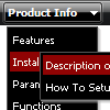 Vista Style 3 - 1 Dropdown Menu Html